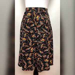 A-line pleated skirt